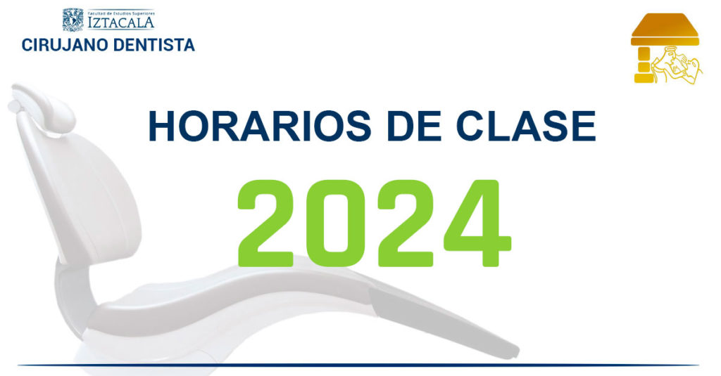HORARIOS DE CLASE 2024 Cirujano Dentista